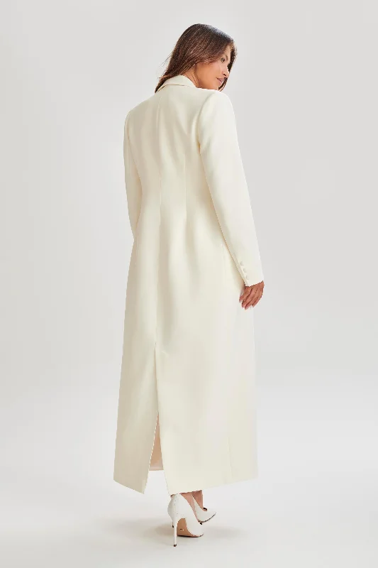 Carver Suiting Coat - Ivory