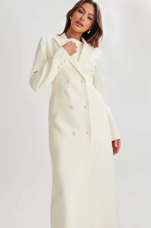 Carver Suiting Coat - Ivory