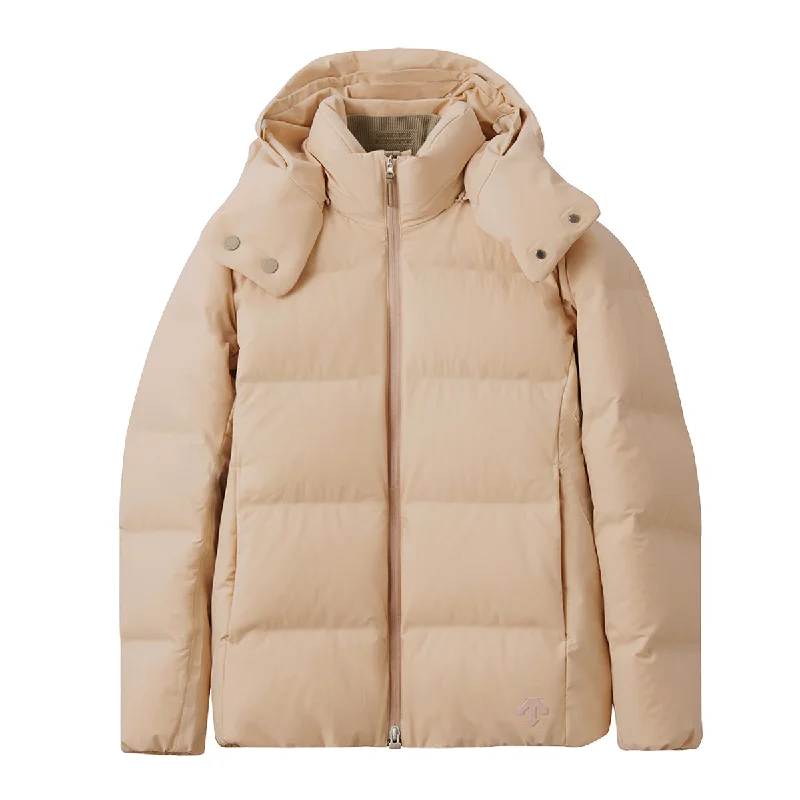 Women's Descente MIZUSAWA DOWN JACKET ""ANCHOR-L"" IRISH CREAM BEIGE