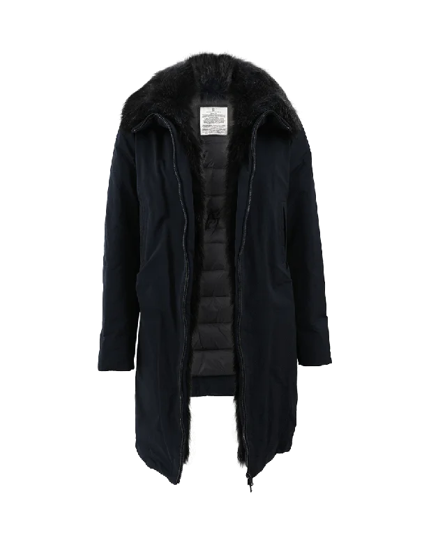 Fox Collar Puffer Jacket