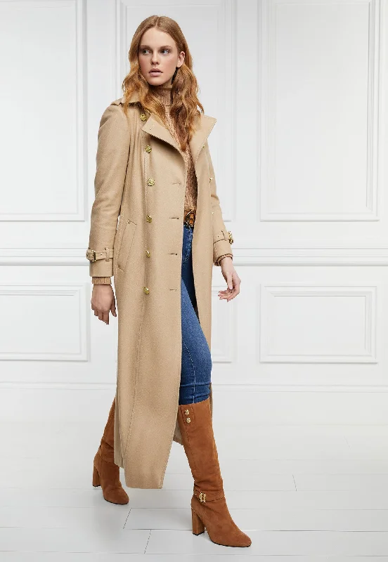 Marlborough Trench Coat Full Length - Camel