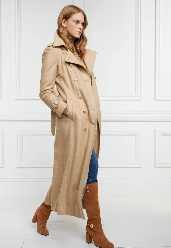 Marlborough Trench Coat Full Length - Camel