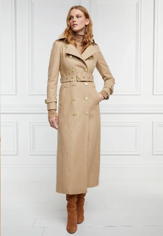 Marlborough Trench Coat Full Length - Camel