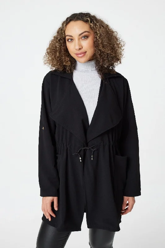 Tie Front Duster Jacket