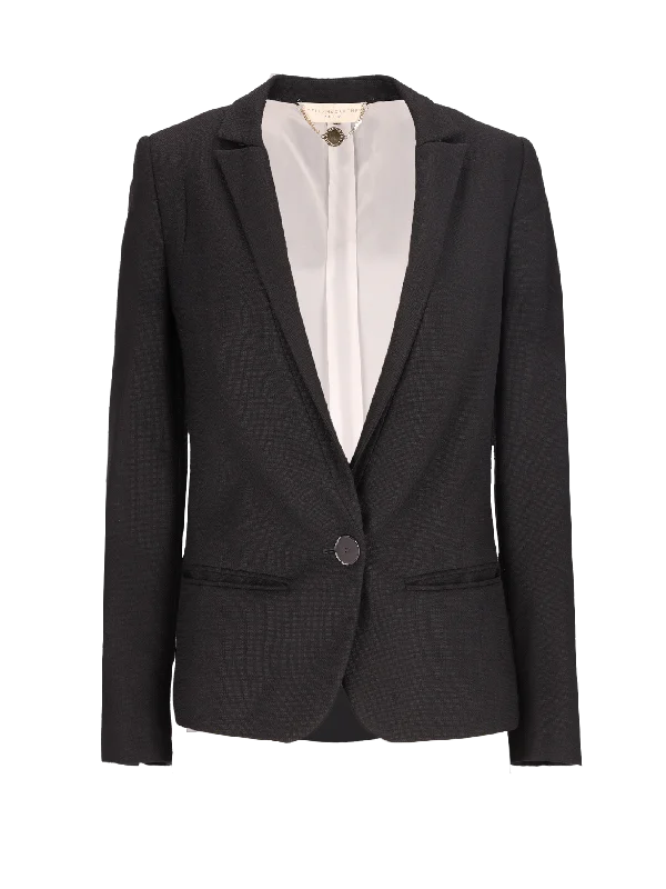 single-breasted blazer