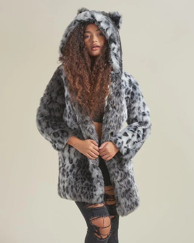 Snow Leopard Classic Faux Fur Coat | Women's