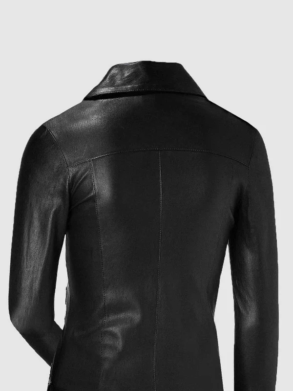 Classic Leather Zipper Jacket