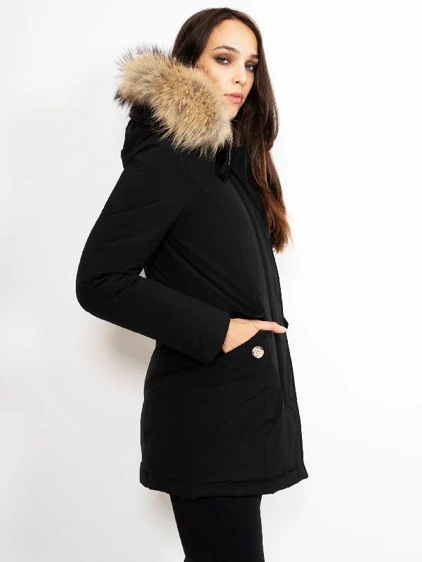 Giaccone Parka Luxury in Shape Memory Nero