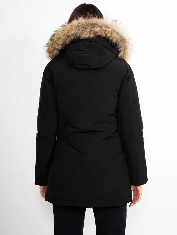 Giaccone Parka Luxury in Shape Memory Nero