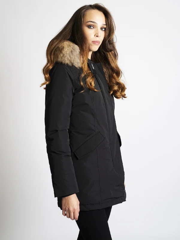 Giaccone Parka Luxury in Shape Memory Nero