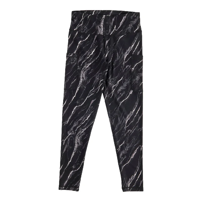 ACX Active Women's Plus Spring Into Action Marble Printed Leggings