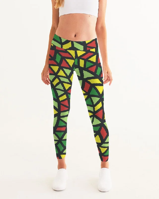 AKH African Symmetry Art Women's Yoga Pants