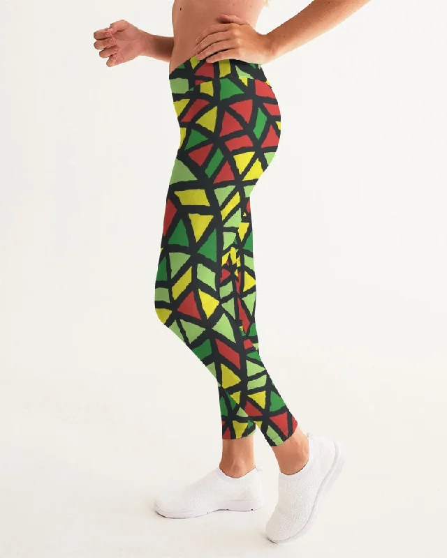 AKH African Symmetry Art Women's Yoga Pants