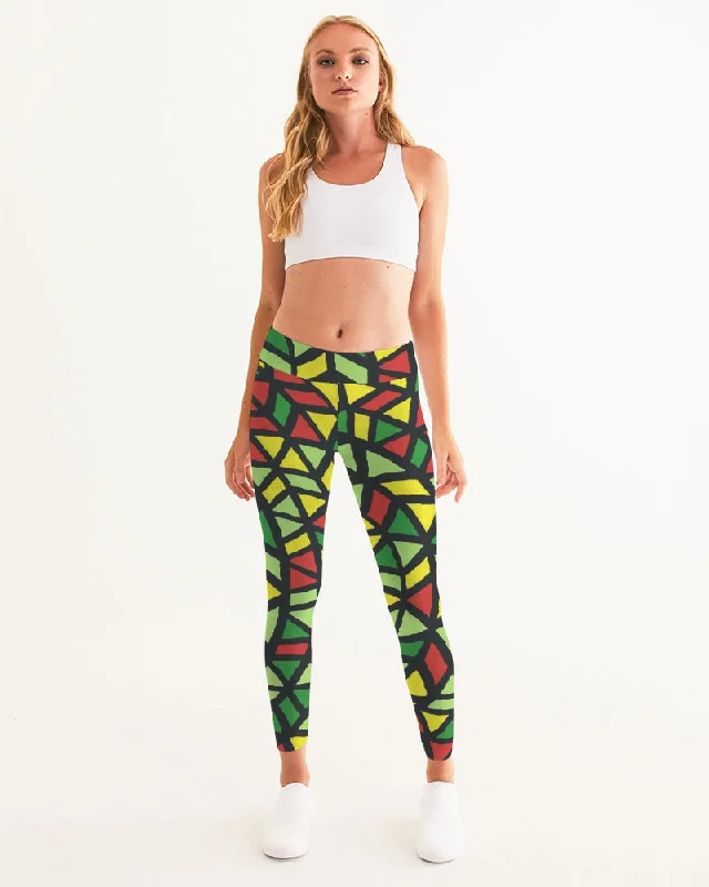 AKH African Symmetry Art Women's Yoga Pants