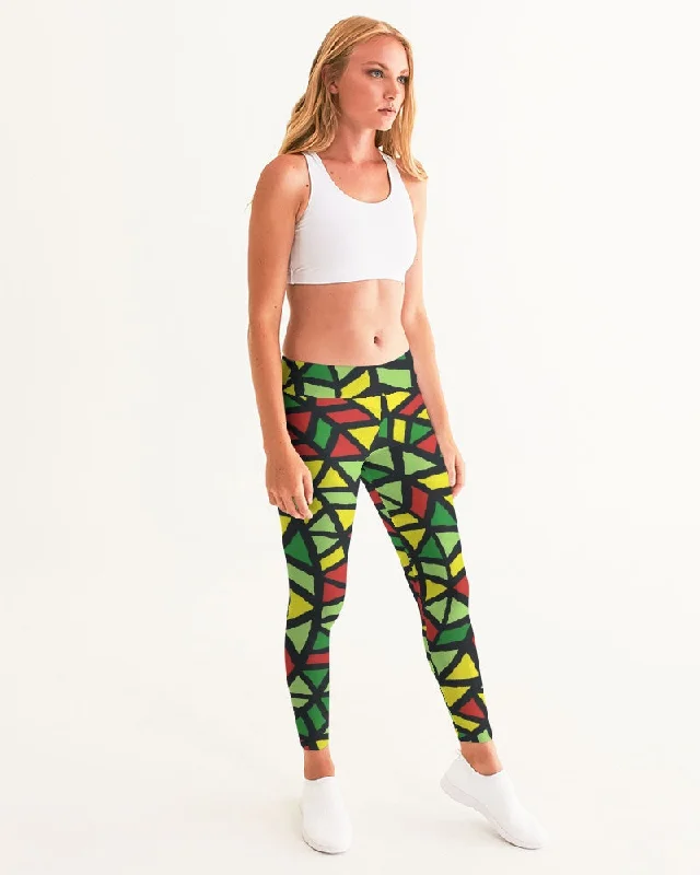 AKH African Symmetry Art Women's Yoga Pants