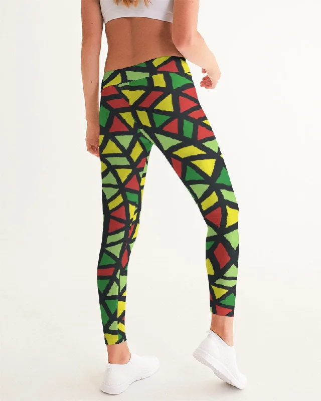 AKH African Symmetry Art Women's Yoga Pants