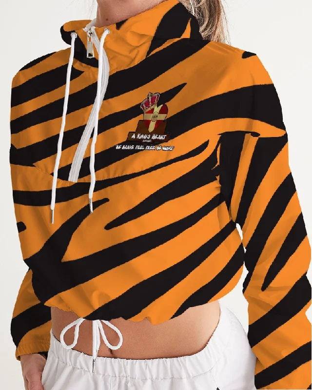 AKH Tiger Women's Cropped Windbreaker