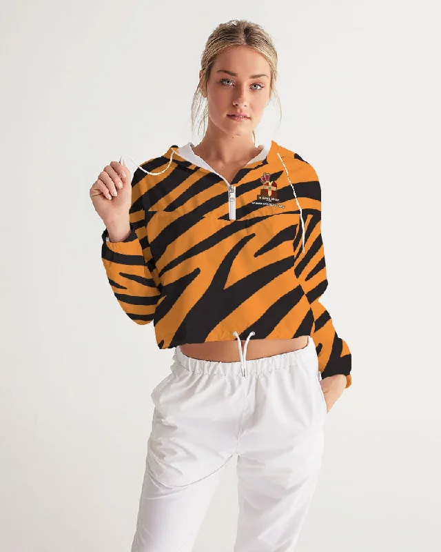 AKH Tiger Women's Cropped Windbreaker