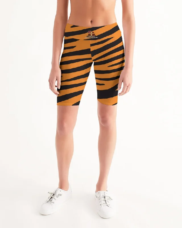 AKH Tiger Women's Mid-Rise Bike Shorts