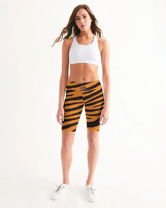 AKH Tiger Women's Mid-Rise Bike Shorts