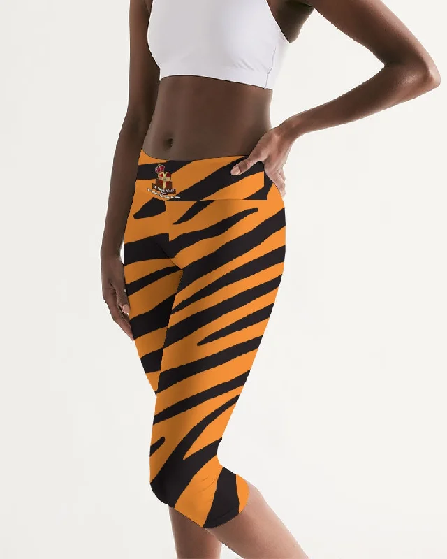 AKH Tiger Women's Mid-Rise Capri