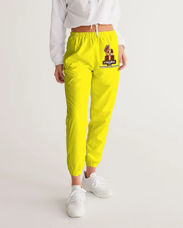 AKH Yellow Women's Track Pants