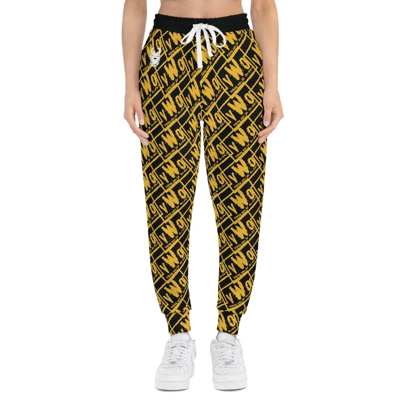 Athletic Joggers - Black/Gold - VWO (Framed)