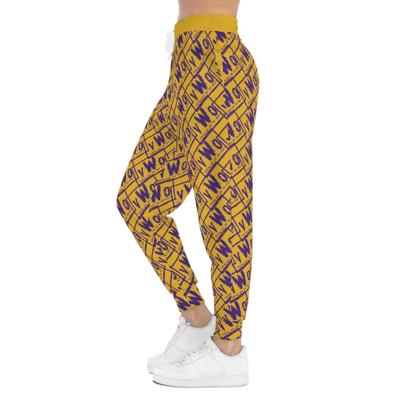 Athletic Joggers - Gold/Purple - VWO (Framed)