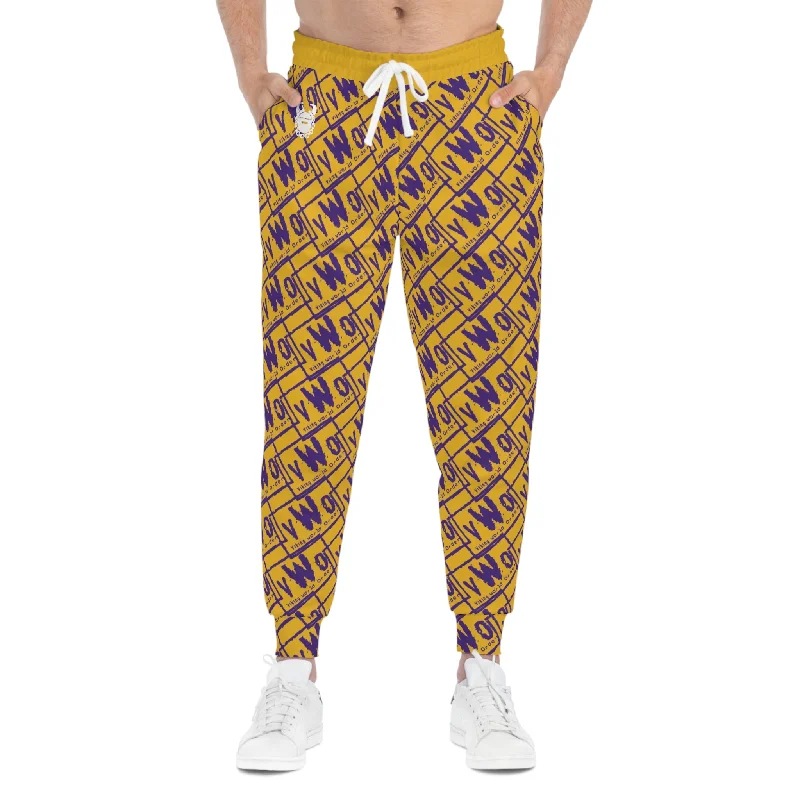 Athletic Joggers - Gold/Purple - VWO (Framed)