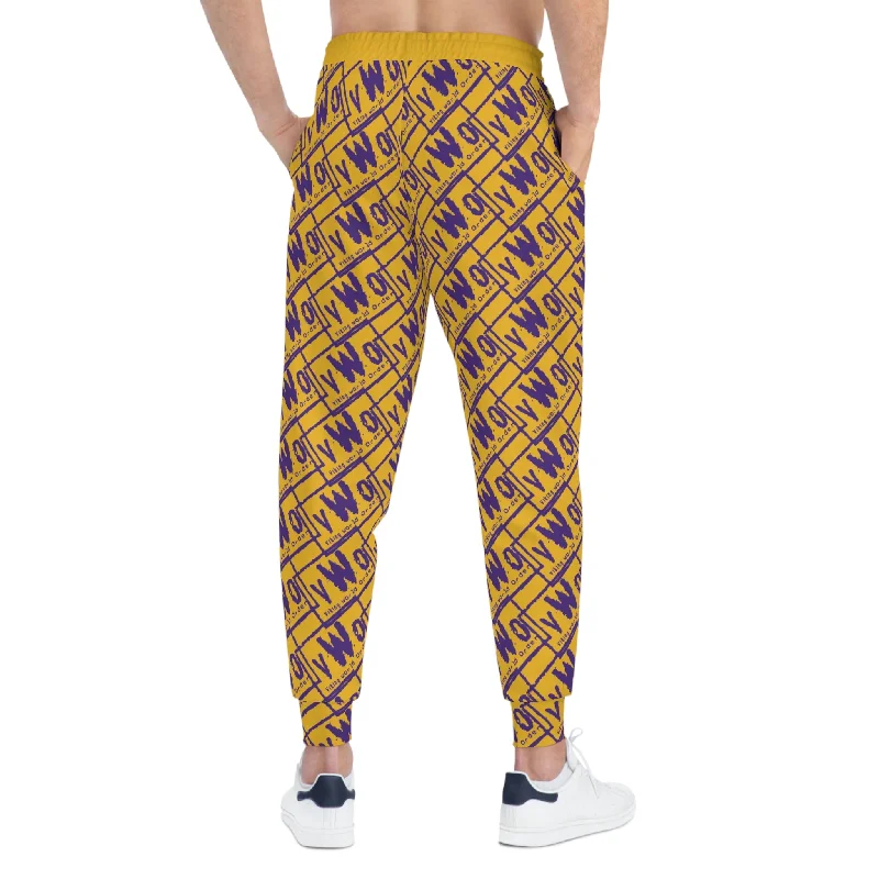 Athletic Joggers - Gold/Purple - VWO (Framed)