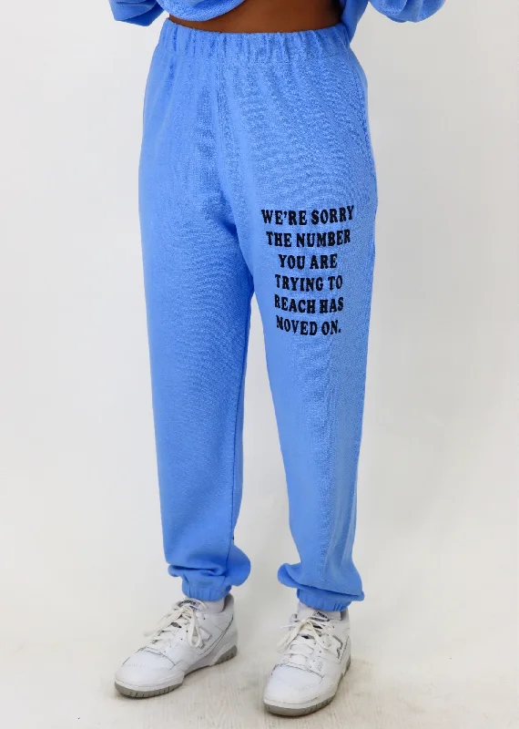 Boys Lie 1-800 Revamped Mac Slim Sweatpants ★ Blue