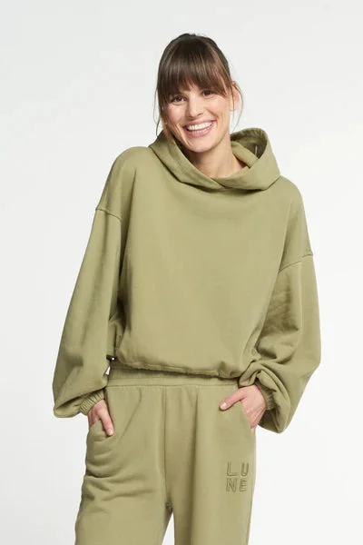 Nomi drawstring hoodie - Pale Green