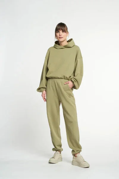 Nomi drawstring hoodie - Pale Green