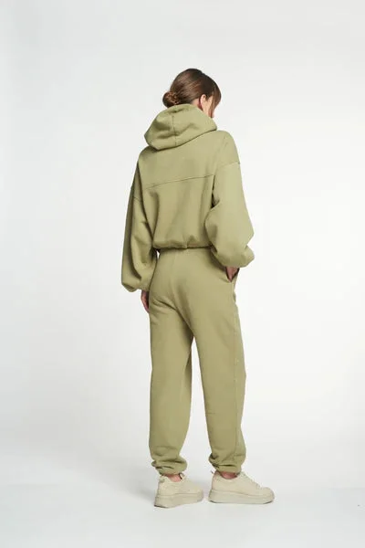 Nomi drawstring hoodie - Pale Green