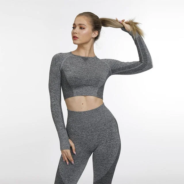 Seamless Women Yoga Set