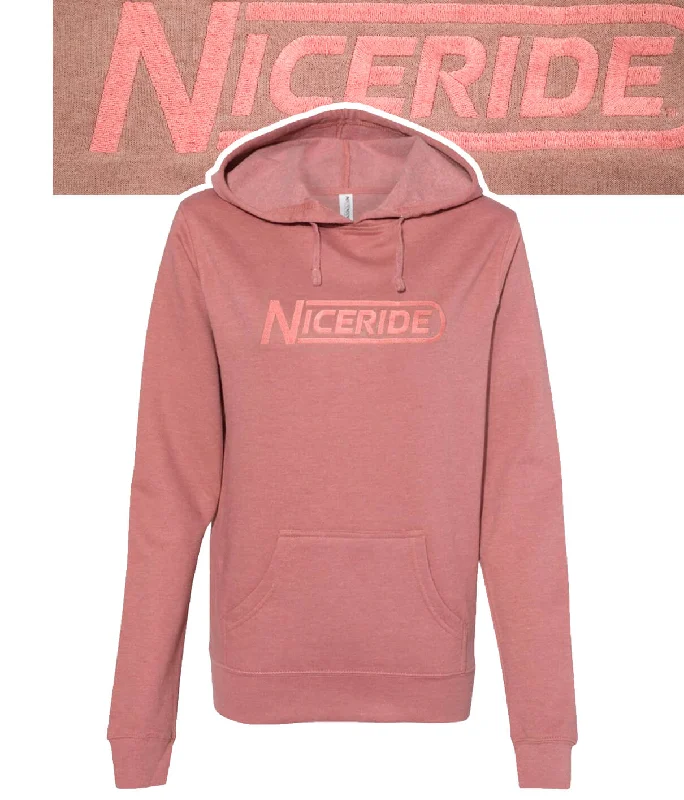 ""The Tube Tone"" Dusty Rose Women's Hoodie