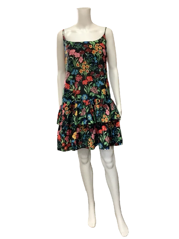 Cara Cara Dress Mini Floral Print Sleeveless Size M