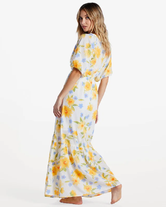 Lost In Love Maxi Dress - Salt Crystal