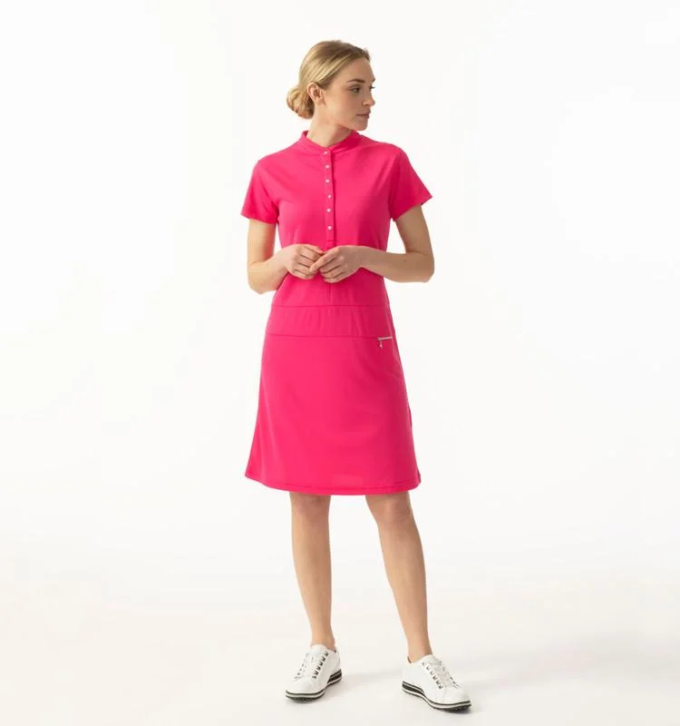 New Daily Sports Selena Cap Sleeve Golf Dress - Pink  MSP$119.50