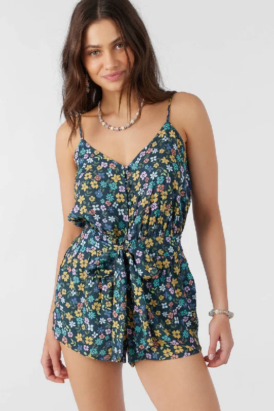 O'Neill Kasen Layla Floral Romper-Multi Clr