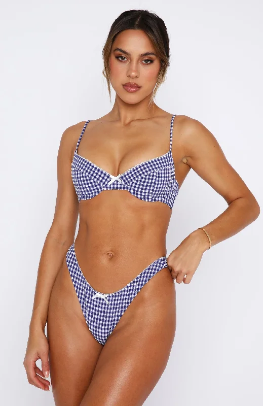 Seashell Bottoms Blue Gingham