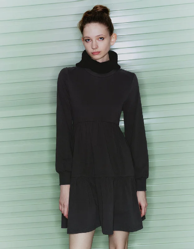 Crew Neck A-Line Dress