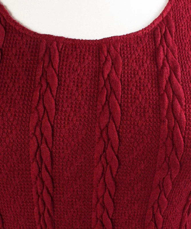 Willa Willa Sweater Dress - Wine