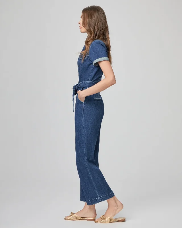 PAIGE ANAESSA SHORT SLEEVE JUMPSUIT - JELINA