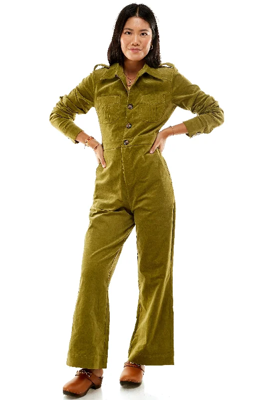 Marr’s L/S Jumpsuit - Moss