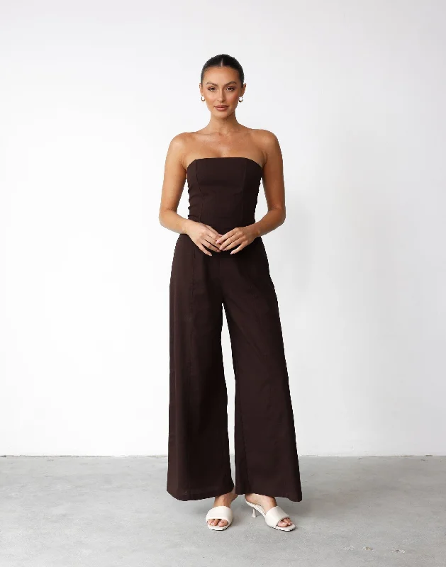 Dion Jumpsuit (Chocolate)