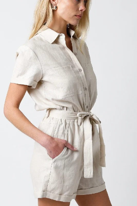 Jules Linen Romper