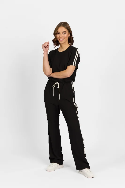 Knewe Universal Jumpsuit - Black/Off White