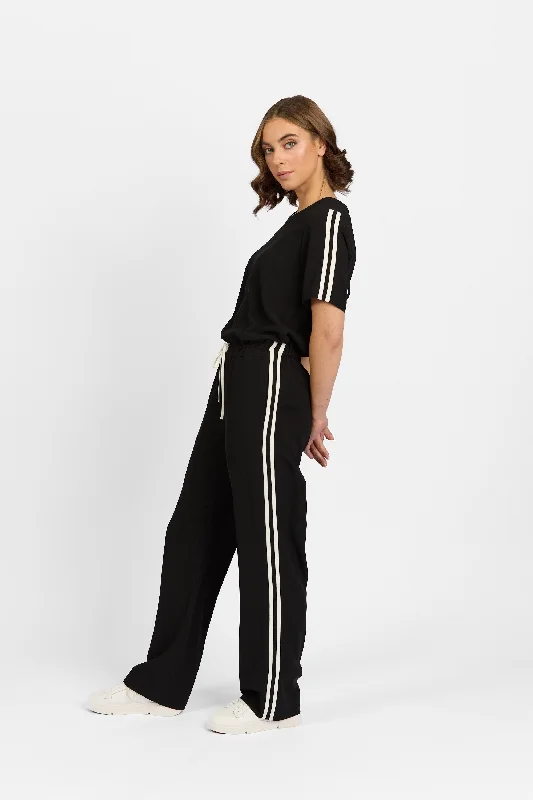 Knewe Universal Jumpsuit - Black/Off White