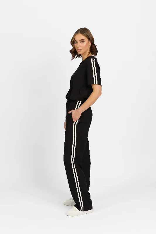 Knewe Universal Jumpsuit - Black/Off White